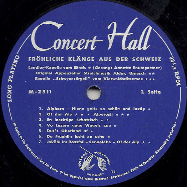Various : Fröhliche Klänge Aus Der Schweiz (LP, Comp, Mono)