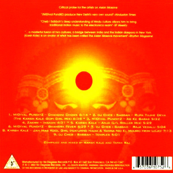 Various : Asian Massive: A Six Degrees Collection (CD, Comp, Mixed)