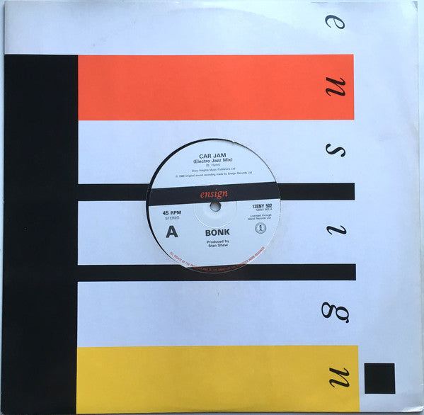 Bonk : Car Jam / Cupid In Cars (12")