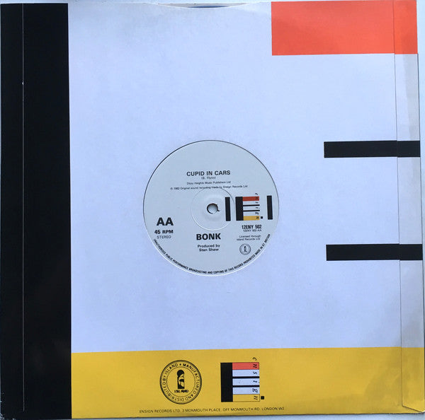 Bonk : Car Jam / Cupid In Cars (12")