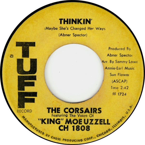 The Corsairs : Smoky Places / Thinkin' (7", Single)