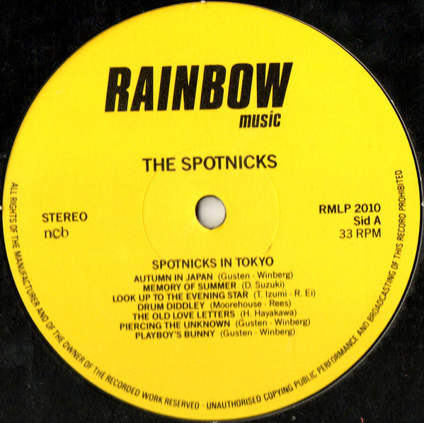 The Spotnicks : The Spotnicks in Tokyo (LP, Album, RE)