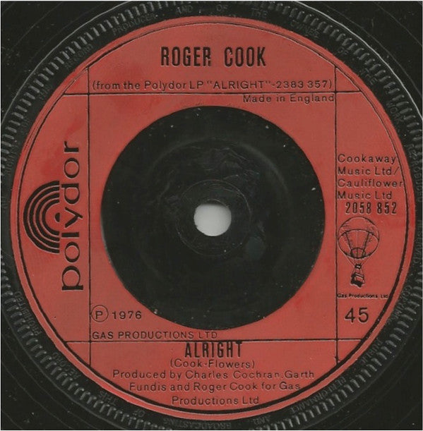 Roger Cook : Please Get My Name Right (7", Single)