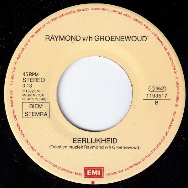 Raymond van het Groenewoud : Mustafa (7", Single)