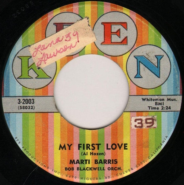 Marti Barris : Scottish Fling / My First Love (7")