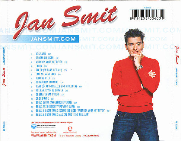 Jan Smit : Jansmit.com - De Edison Editie (CD, Album, Enh, RE)
