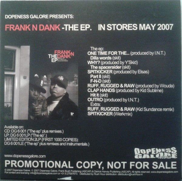 Frank-N-Dank : The EP (CD, EP, Promo)