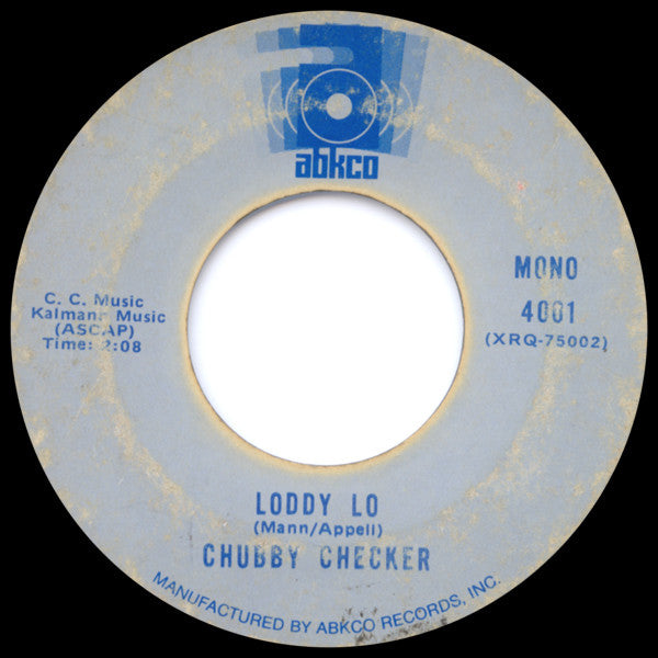 Chubby Checker : The Twist / Loddy Lo (7", Mono, RE)