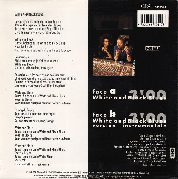 Joëlle Ursull : White And Black Blues (7", Single)