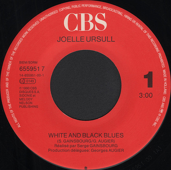 Joëlle Ursull : White And Black Blues (7", Single)