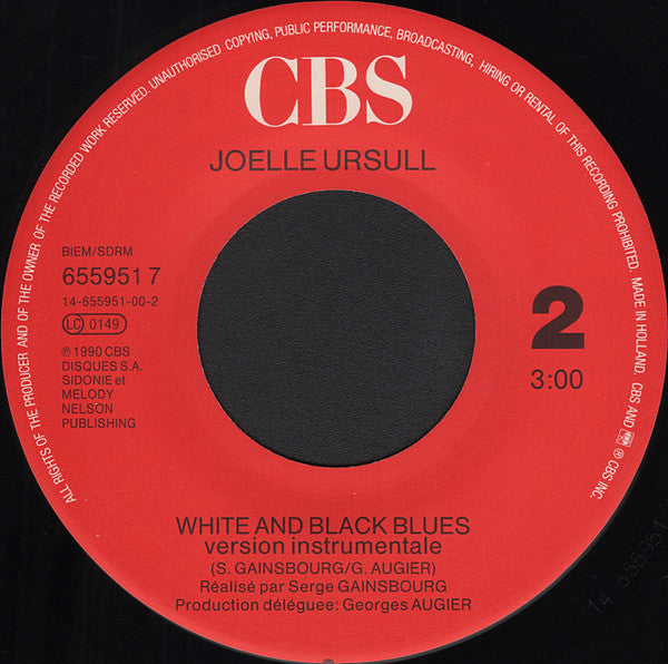 Joëlle Ursull : White And Black Blues (7", Single)