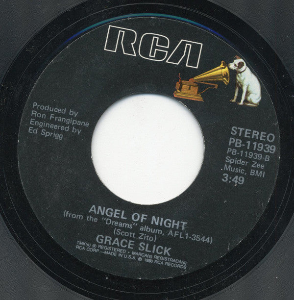 Grace Slick : Seasons (7", Single, Styrene)