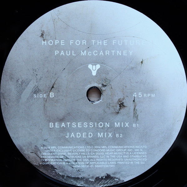 Paul McCartney : Hope For The Future (12", Single, 180)