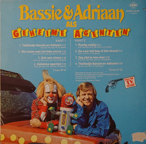 Bassie & Adriaan : Als Geheime Agenten (LP, Album)