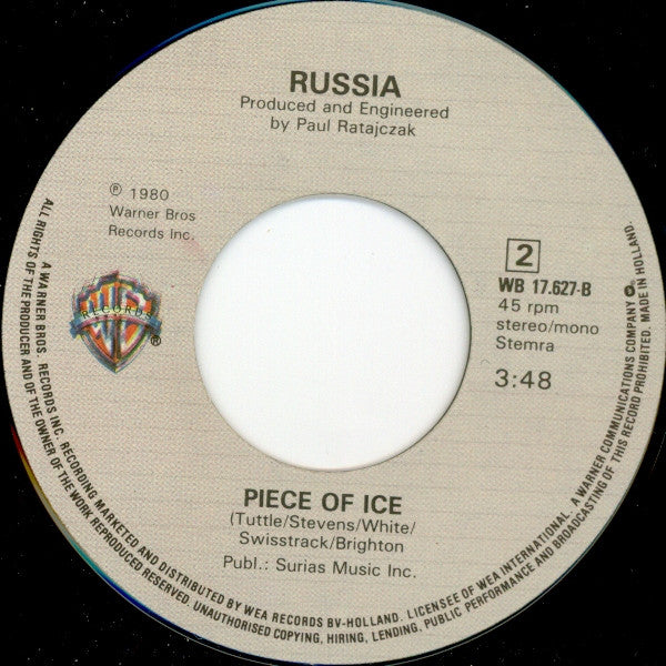Russia (2) : Who Do You Think You Are (7", Single)