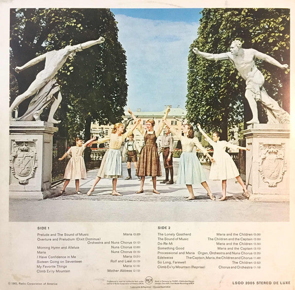 Julie Andrews, Christopher Plummer, Irwin Kostal : The Sound Of Music (An Original Soundtrack Recording) (LP, Album, Gat)