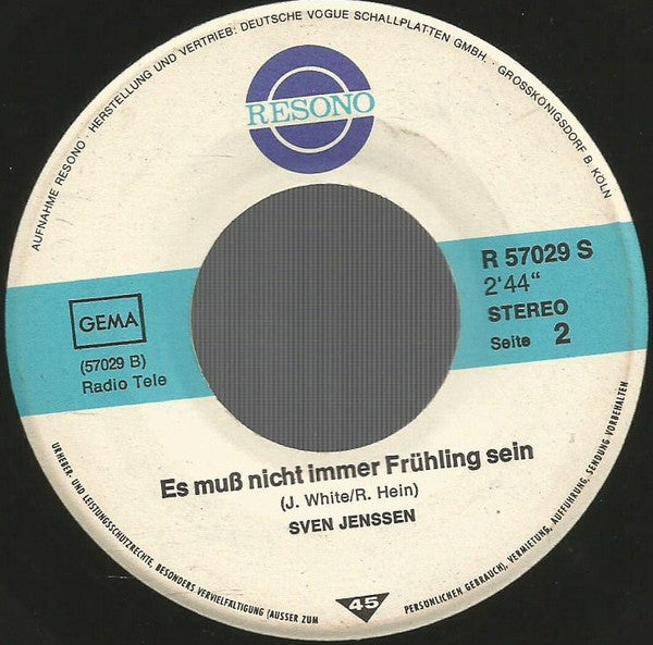 Sven Jenssen : Hör' Auf Zu Klopfen (I Hear You Knocking) (7", Single)