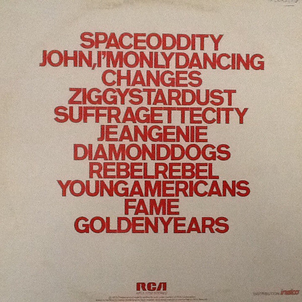 David Bowie : ChangesOneBowie (LP, Comp)