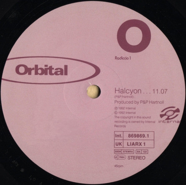 Orbital : Radiccio 1 (12", EP)
