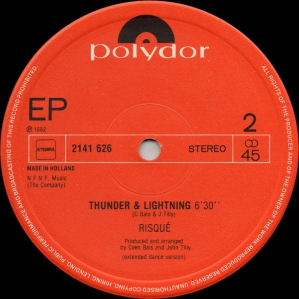 Risqué (2) : Thunder & Lightning (12", EP)