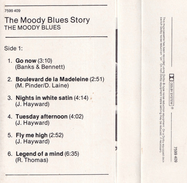 The Moody Blues : The Moody Blues Story (Cass, Comp)