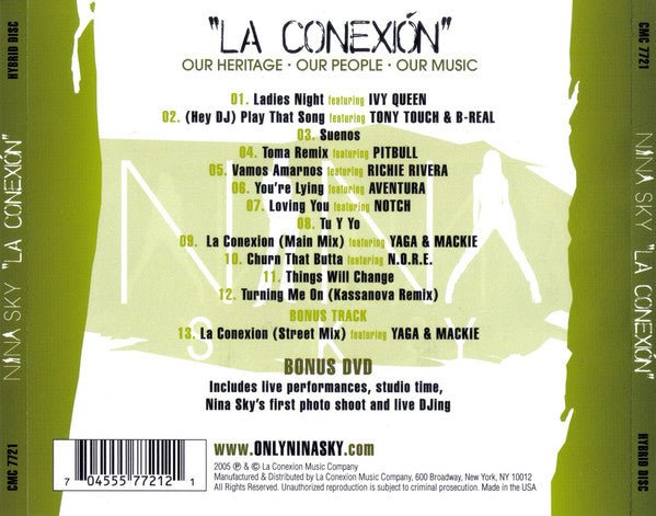 Nina Sky : La Conexión (CD, Album + DVD)