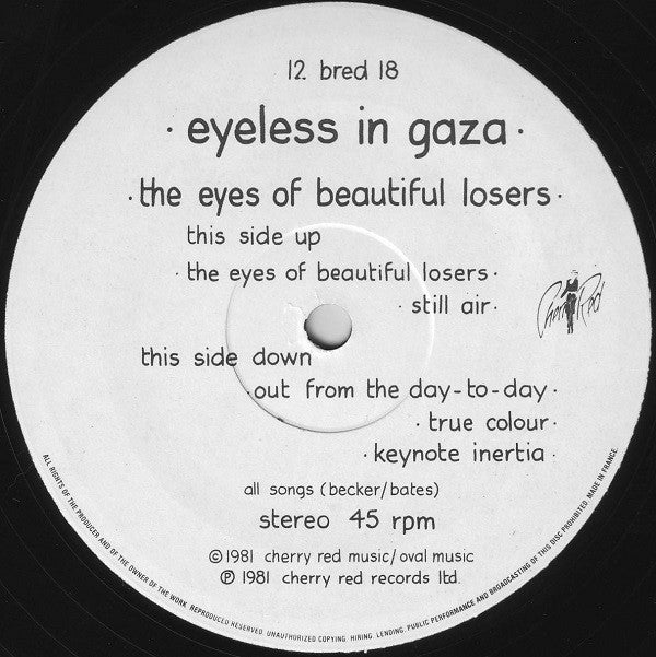 Eyeless In Gaza : Caught In Flux (12", EP + LP, Album)