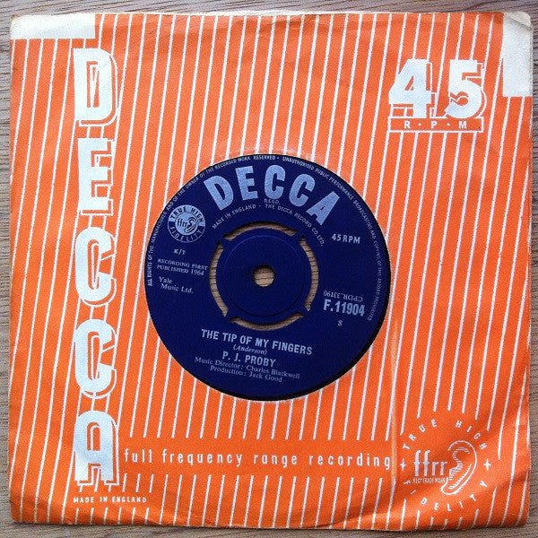 P.J. Proby : Hold Me (7")