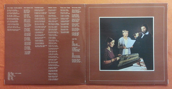 Bogdana Herman, Mira Omerzel Terlep, Matija Terlep : Slovenske Ljudske Pesmi In Glasbila = Slovene Folk Songs And Instruments (Slovenske Ljudske Pripovedne Pesmi, Glasbila In Zvočila) (LP, Album)
