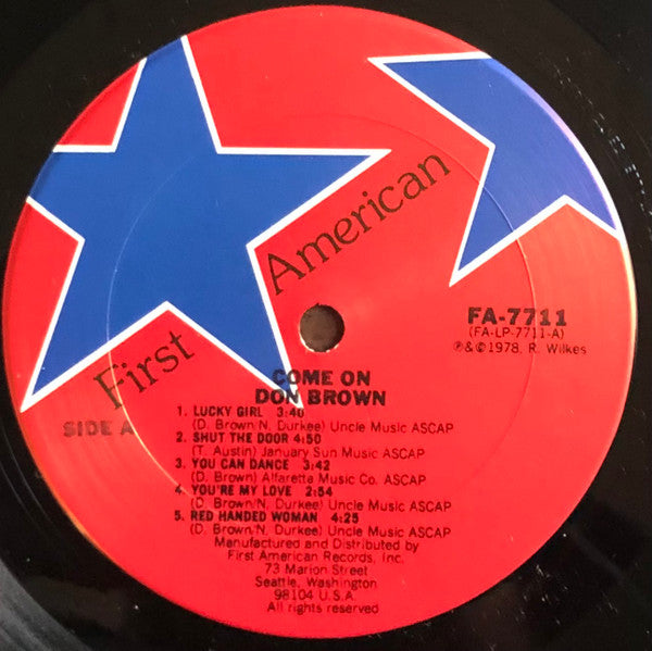 Don Brown (5) : Come On! (LP, Album)