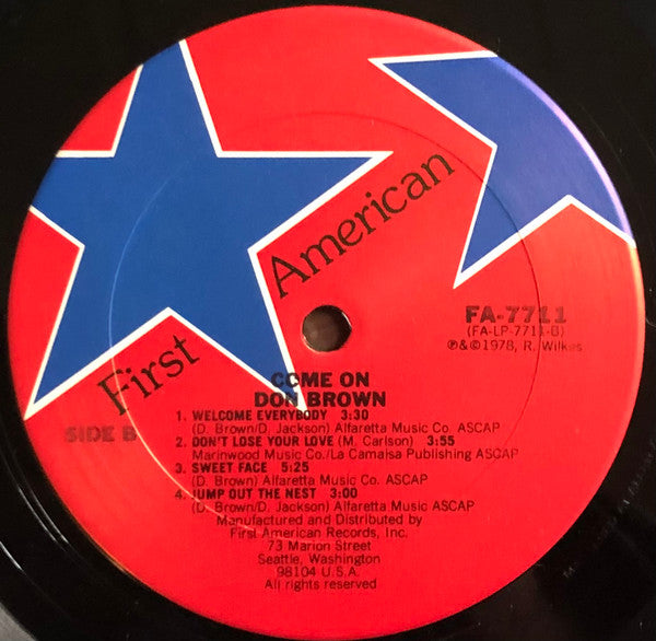 Don Brown (5) : Come On! (LP, Album)
