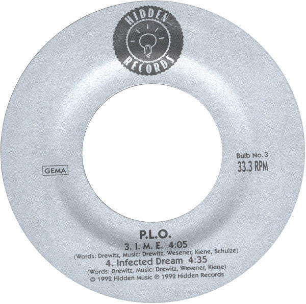 P.L.O. : The Amber EP (7", EP, Ltd)