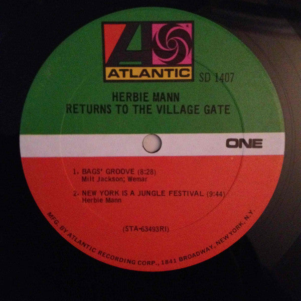Herbie Mann : Returns to the Village Gate (LP, Album, RE)