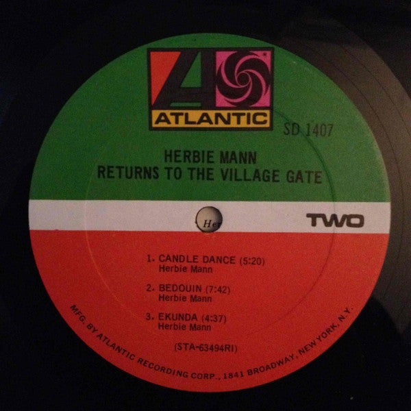 Herbie Mann : Returns to the Village Gate (LP, Album, RE)