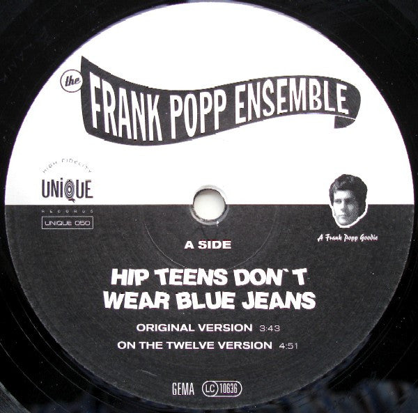 The Frank Popp Ensemble : Hip Teens Don't Wear Blue Jeans (12")
