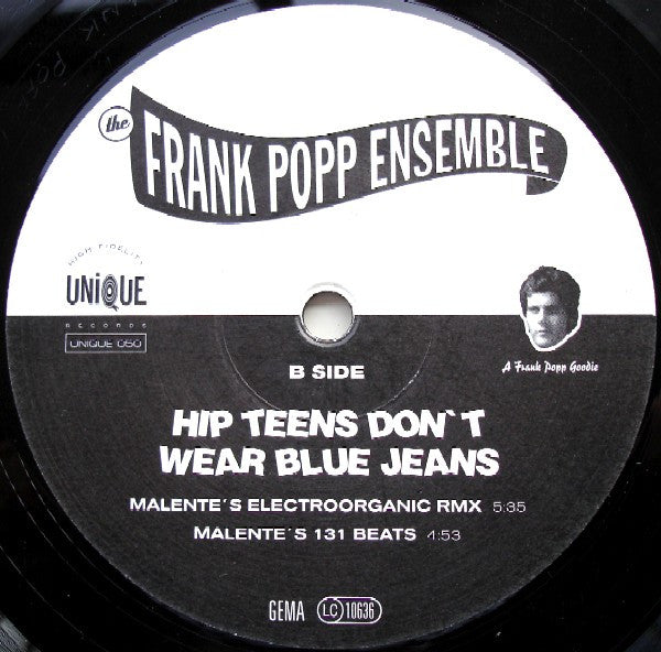 The Frank Popp Ensemble : Hip Teens Don't Wear Blue Jeans (12")