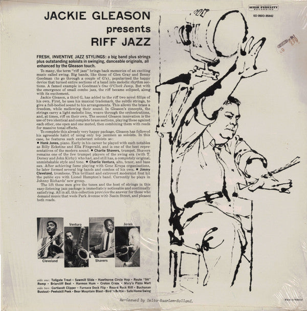 Jackie Gleason : Riff Jazz (LP, Album, RE)