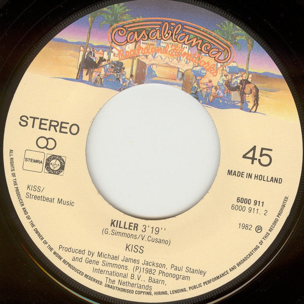 Kiss : I Love It Loud  (7", Single)