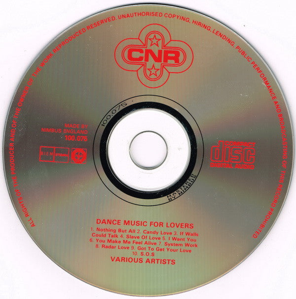 Various : Dance Music For Lovers (CD, Comp, Mixed)