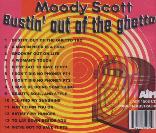 Moody Scott : Bustin' Out Of The Ghetto (CD, Comp)