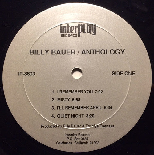Billy Bauer : Anthology (LP, Album)