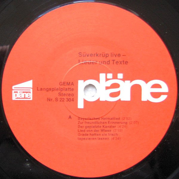 Dieter Süverkrüp : Live! - Warum Wird So Einer Kommunist? (LP, Album)