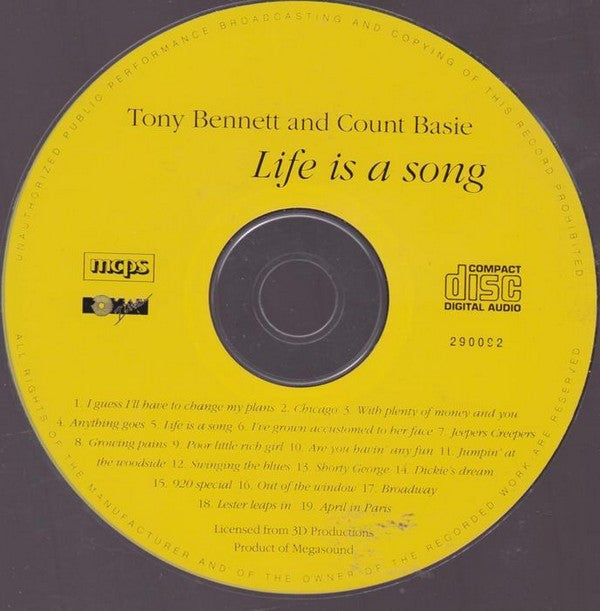 Tony Bennett And Count Basie : Life Is A Song (CD, Comp)