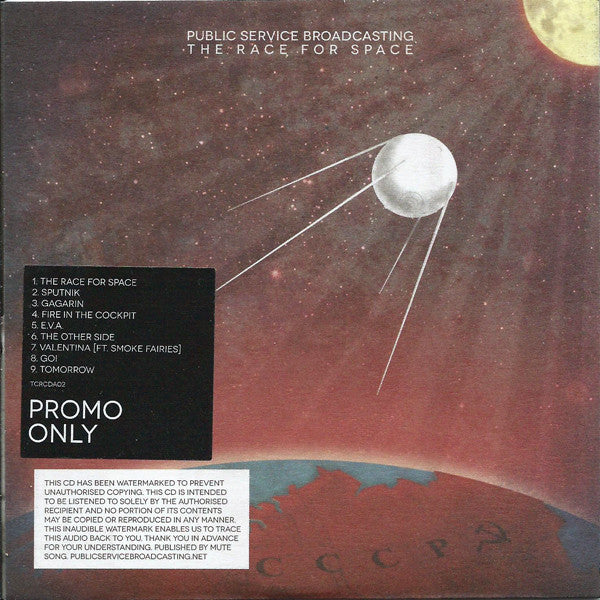 Public Service Broadcasting : The Race For Space (CD, Album, Promo)