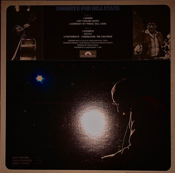 The Shelly Manne Trio* : Goodbye For Bill Evans (LP, Album)