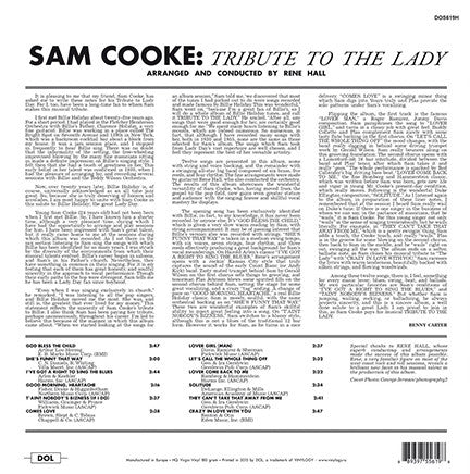 Sam Cooke : Tribute To The Lady (LP, Album, RE, 180)