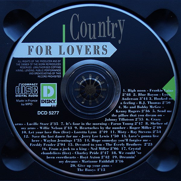 Various : Country For Lovers (CD, Comp)
