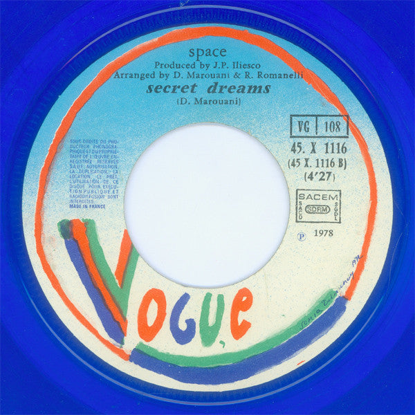 Space : Just Blue (7", Blu)