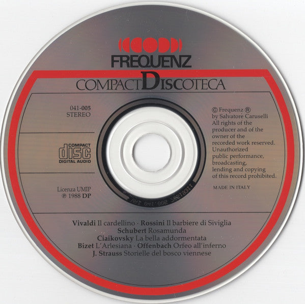 Various : Bizet - Ciaikovsky - Offenbach - Rossini - Schubert - Strauss - Vivaldi (CD, Comp)