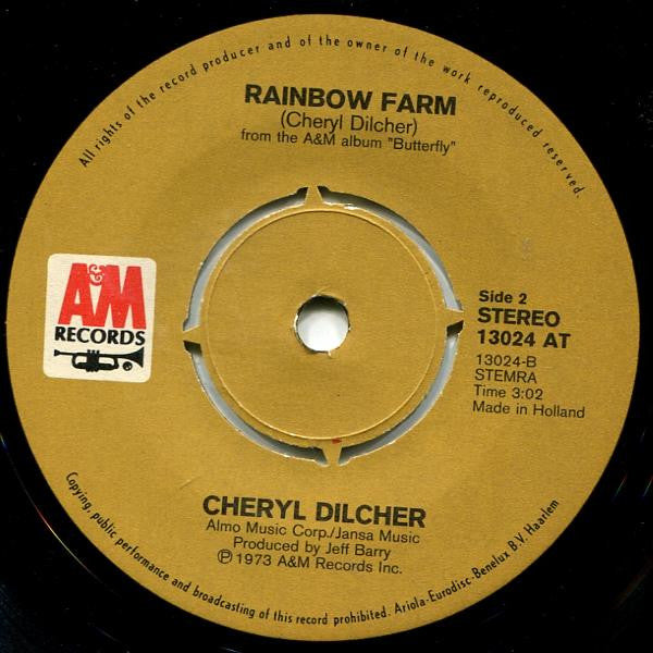 Cheryl Dilcher : Deep Down Inside (7", Single)